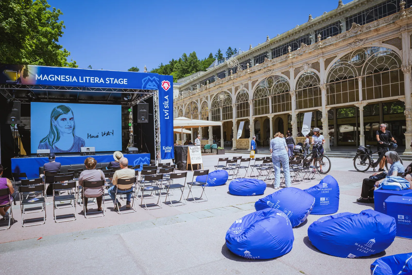 Fotografie z minulého ročníku festivalu Knižní lázně