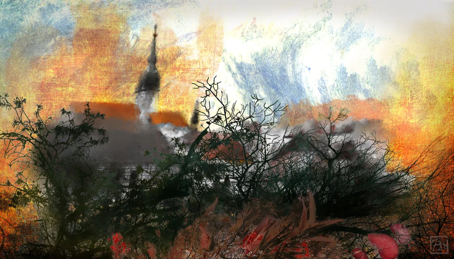 Ilustrace k knize Letní slunovrat