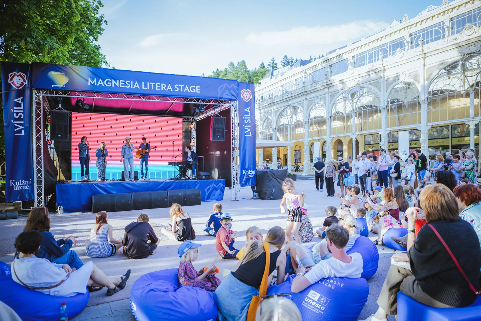 Fotografie z minulého ročníku festivalu Knižní lázně