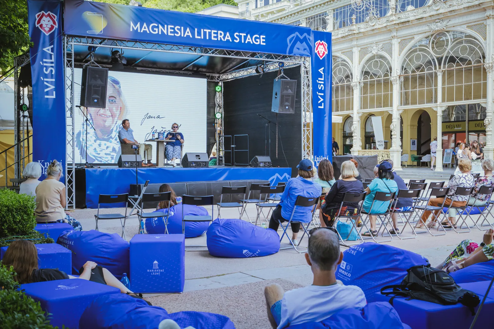 Fotografie z minulého ročníku festivalu Knižní lázně