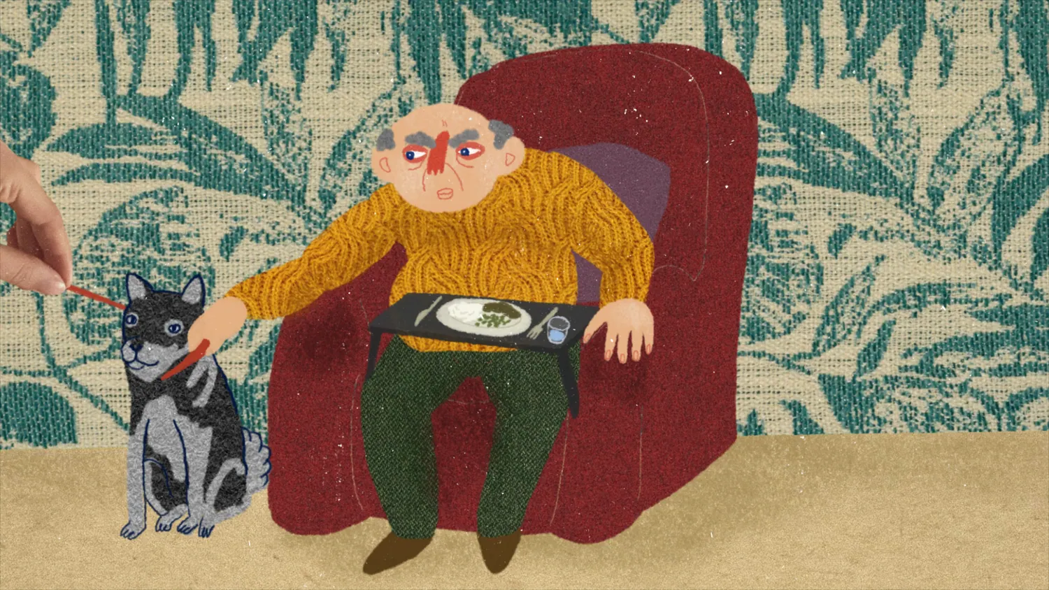 Ilustrace k knize Jeřábi táhnou na jih